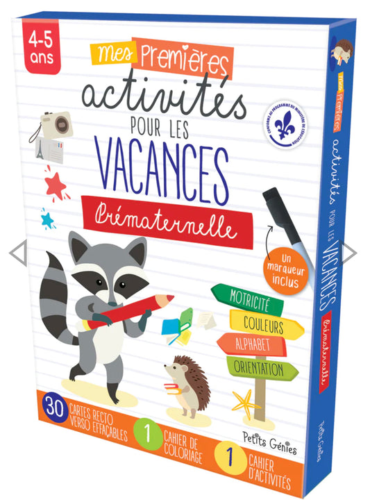 Mes Premieres Activites De Vacances Pour La Prematernelle