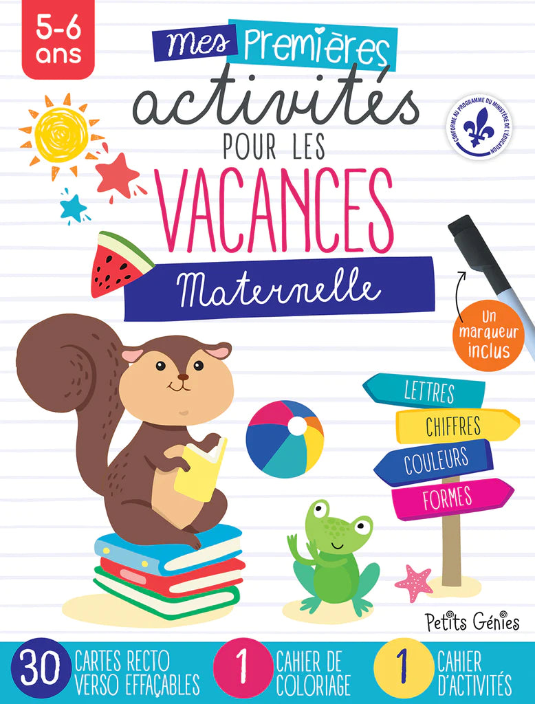 Mes Premieres Activites De Vacances Pour La Maternelle