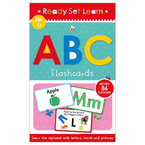 Ready, Set, Learn ABC Flashcards