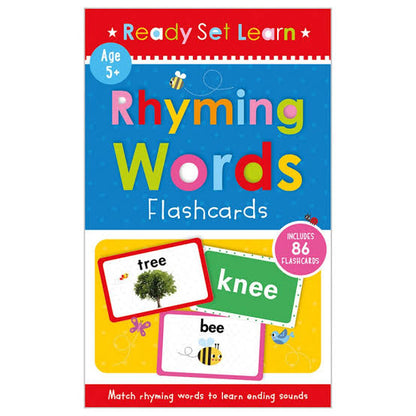 Ready, Set, Learn : Rhyming Words Flashcards