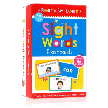 Ready, Set, Learn Sight Words Flashcards