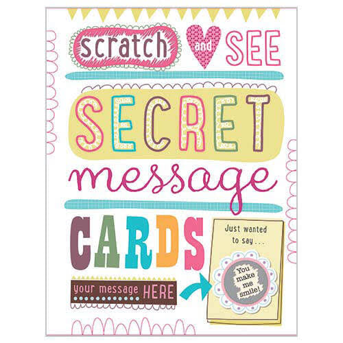 Scratch and See Secret Message Cards