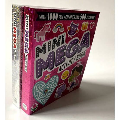 Sticker Activity Book Mini Mega - Silver