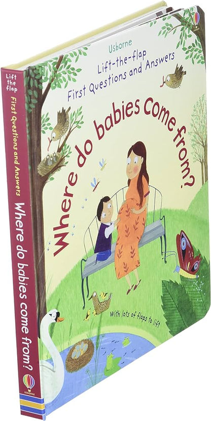 Lift-the-flap First Questions and Answers: Where do babies come from?