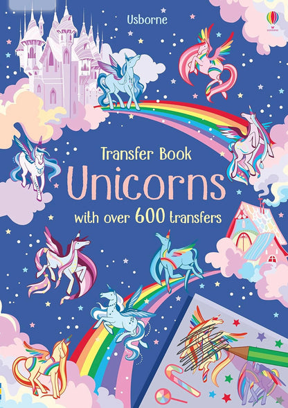 Unicorns Transfer Activity Book