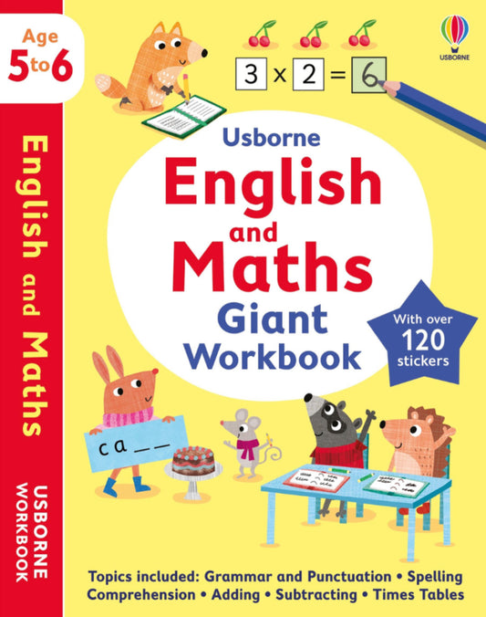 Usborne Maths and English Bumper Workbook 5-6 collection