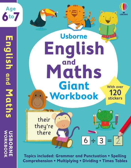 Usborne Maths and English Bumper Workbook 6-7 collection