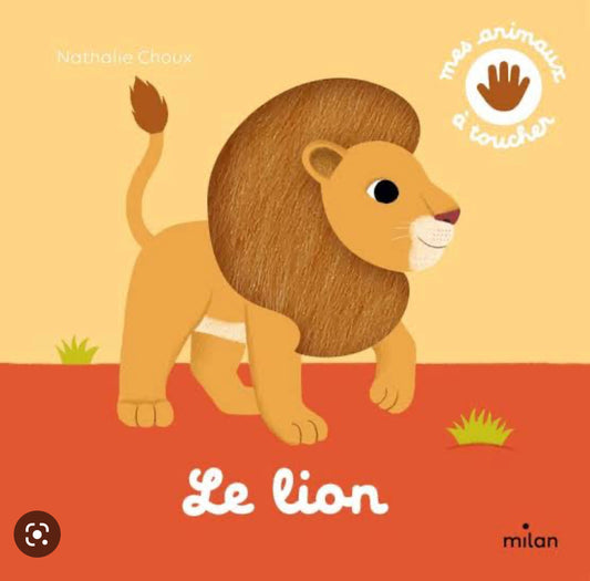 Le Lion - livre a toucher