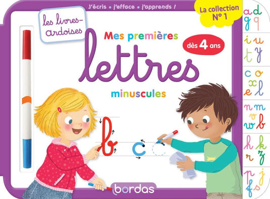 Mes Premieres lettres les livres ardoise