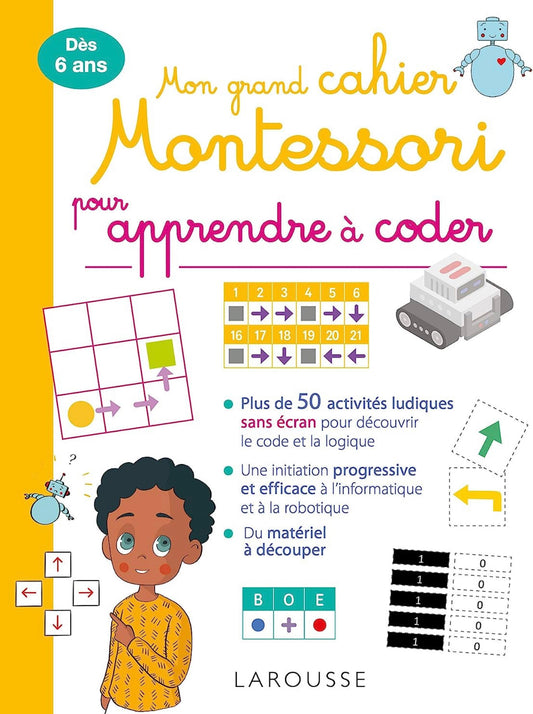 Mon Grand Cahier Montessori Pour Apprendre a Coder