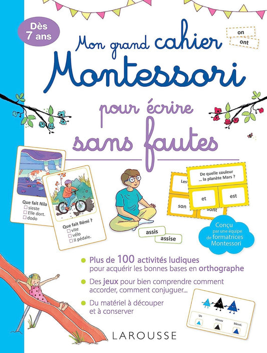 Larousse - Montessori - Grand Cahier Pour Ecrire Sans Faute