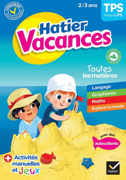 Hatier - cahier vacances - TPS/ 2-3 ans