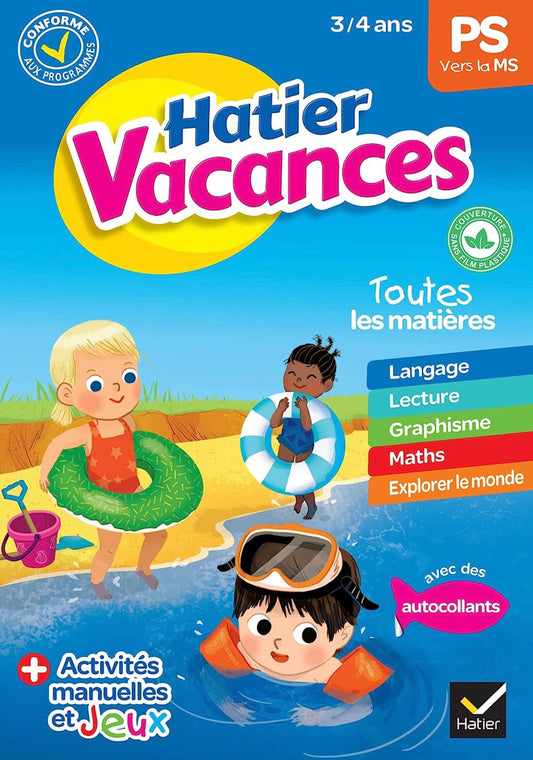 Hatier - cahier vacances PS 3-4 ans