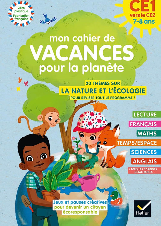 Hatier - Mon Cahier de Vacances pour la planete CE1