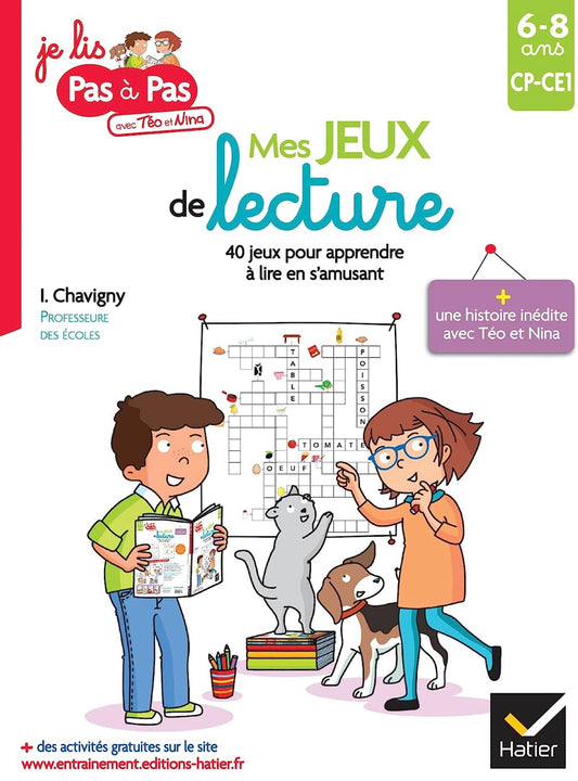 Pas a Pas Mes jeux de Lecture 6-8