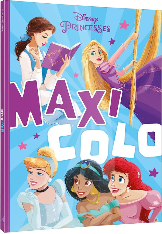 Maxi Colo - Princesses - Livres coloriage