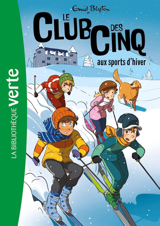 Le Bibliotheque verte - le club des cinq aux sports d'hiver