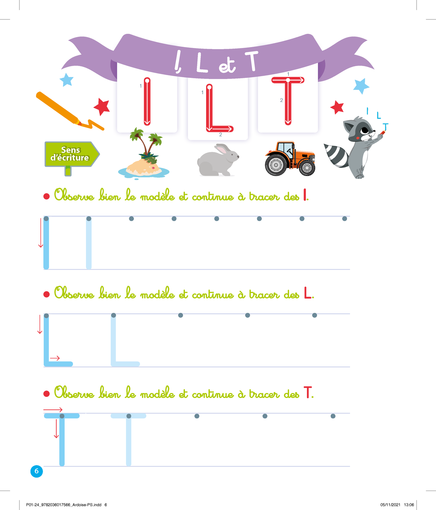 Larousse - Le super cahier - ardoise des Grandes Lettres 3-4 ans