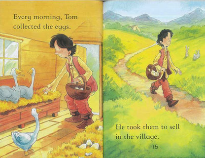 Paperback Stories - Usborne - First Reading - The Goose That Laid The Golden Eggs