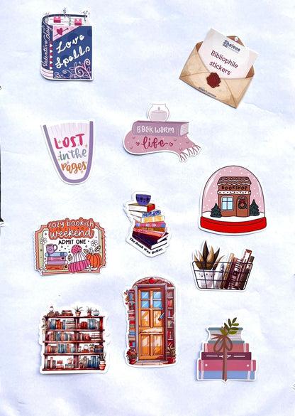 Bibliophile Stickers