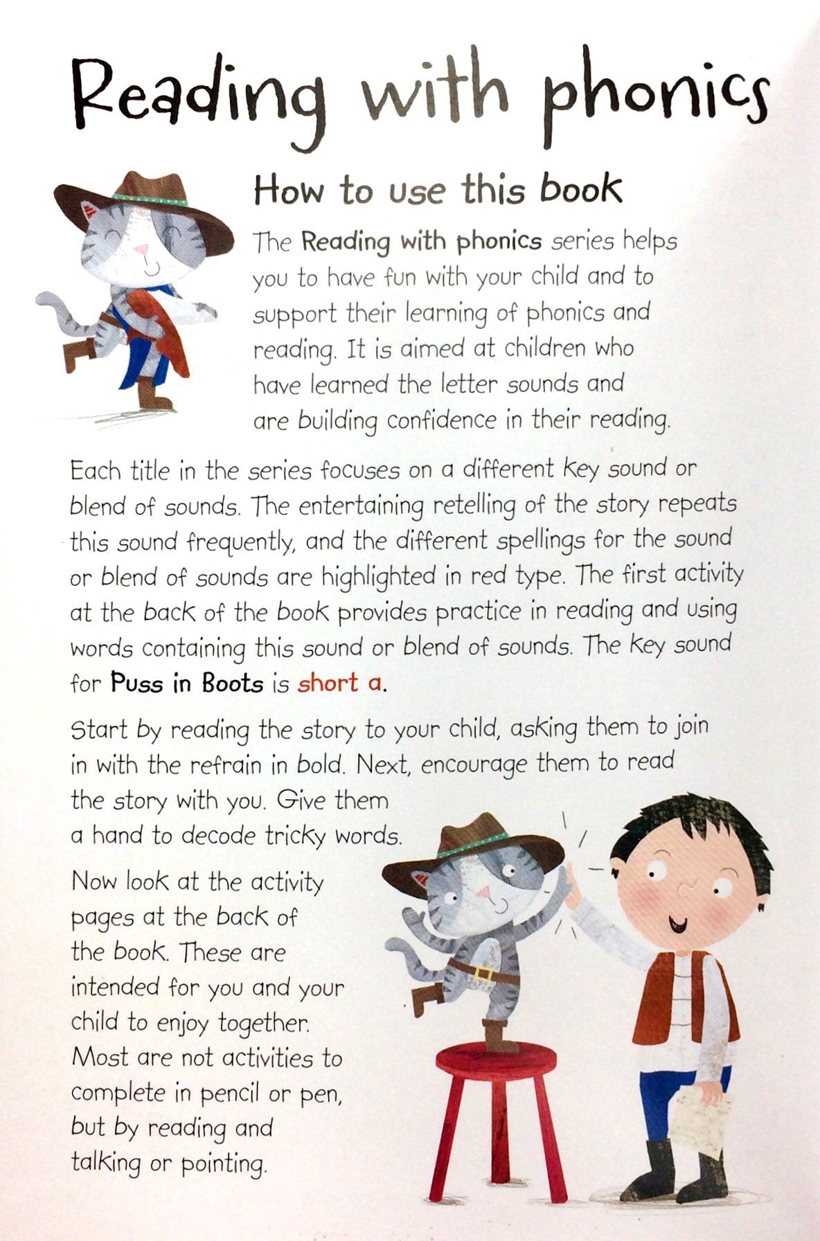 Reading with Phonics Puss in Boots