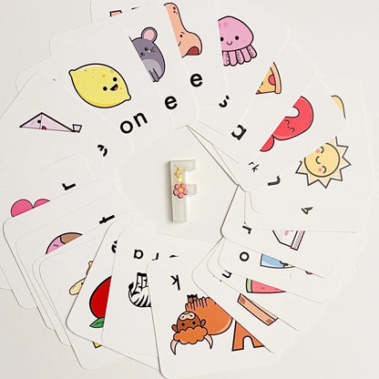 Ready, Set, Learn Three Letter Words Flashcards