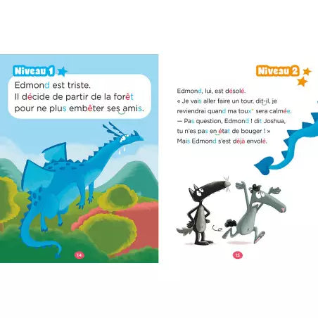 Mes lectures de 1re primaire avec Loup - Edmond le dragon et l'incendie