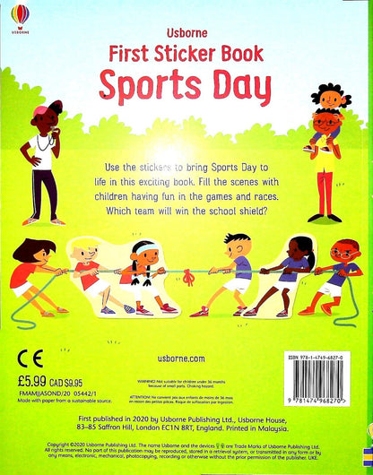 Usborne First Sticker Book Sports Day