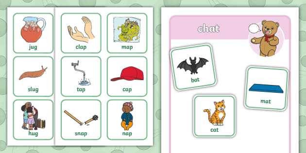 Ready, Set, Learn : Rhyming Words Flashcards