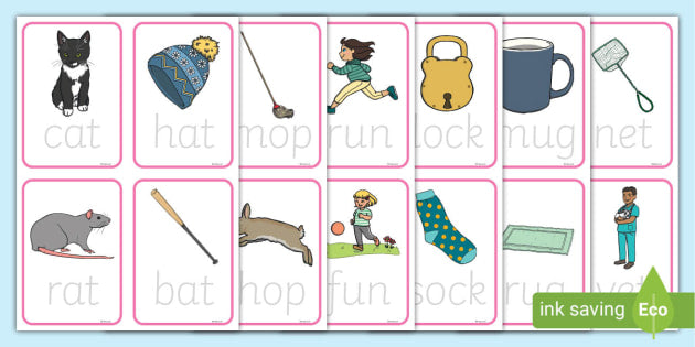 Ready, Set, Learn : Rhyming Words Flashcards