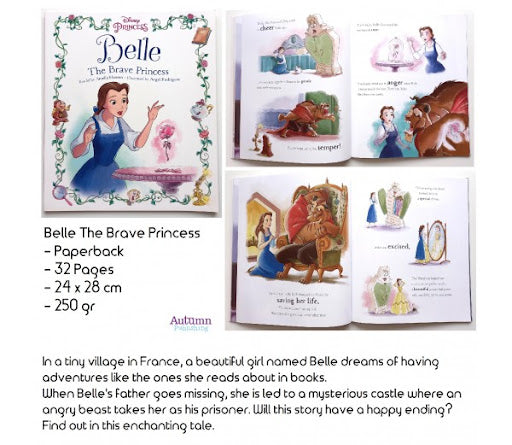 Disney Princess - Beauty and the Beast - The Story of Belle - Hard-Covered