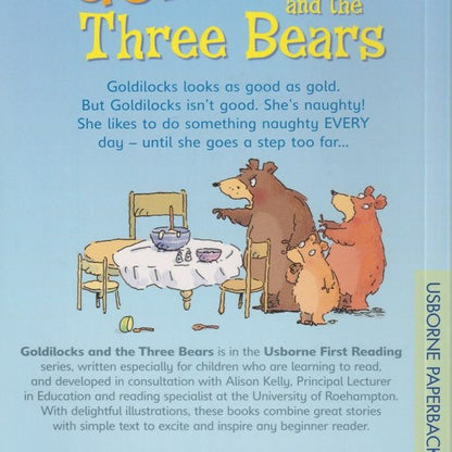 Paperback Stories - Usborne - First Reading - Goldilocks and The Three Bears